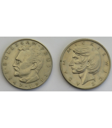 Lot 1976: 10 złoty Prus, 10 złoty Mickiewicz, stan 1/1-