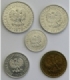 Lot: zestaw 5 monet obiegowych 1978 PRL, stany 1/1-