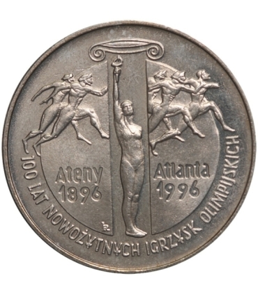 2 zł, 100 lat nowożytnych Igrzysk Olimpijskich (1896-1996)