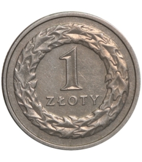 1 złoty, 1993, stan 1-/2+