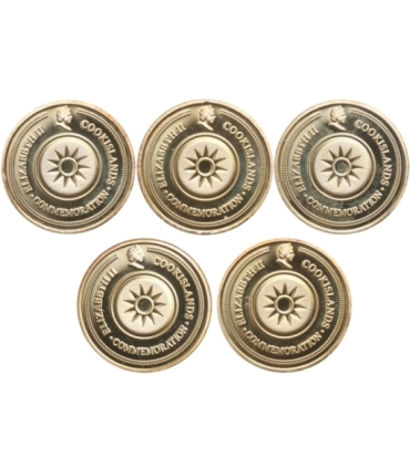 Wyspy Cooka, zestaw 5 medali, zwierzęta