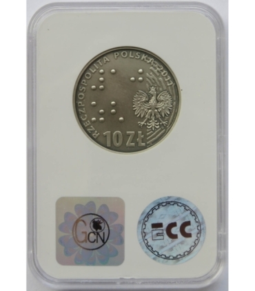 10 zł, Europa bez barier - Towarzystwo Opieki nad Ociemniałymi, GCN MS68