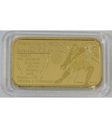 Numizmat Polskie miasta, 1 uncja Cu platerowana Au, etui, certyfikat