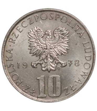 10 złotych, Bolesław Prus, 1975, stan 1-