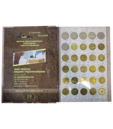 Pełny zestaw monet 2 zł GN 1995-2014, 260 szt.  + album