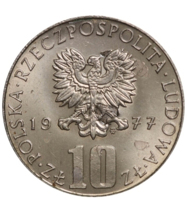 10 złotych, Bolesław Prus, 1977, stan 1-