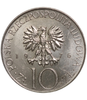 10 złotych, Adam Mickiewicz, 1976, stan 1-