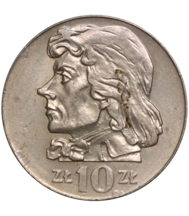 10 zł Kościuszko, 1972, stan 2/2+