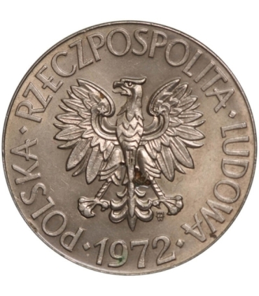 10 zł Kościuszko, 1972, stan 2/2+