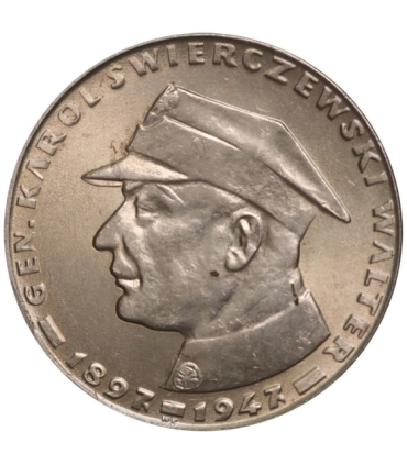 10 złotych, 1967, 20. rocznica śmierci Karola Świerczewskiego