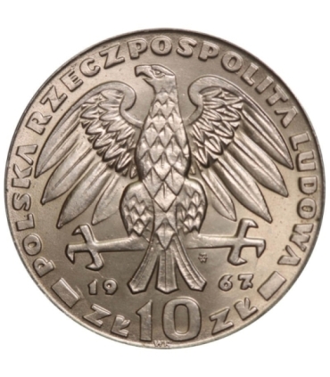 10 złotych, 1967, 20. rocznica śmierci Karola Świerczewskiego