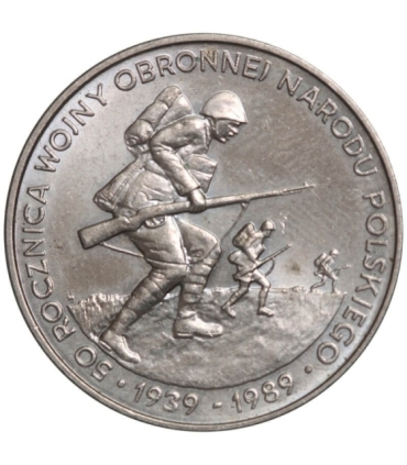 500 złotych, 1989 50 rocznica Wojny Obronnej, stan 1-