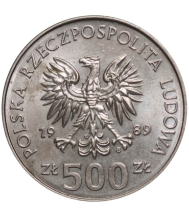 500 złotych, 1989 50 rocznica Wojny Obronnej, stan 1-