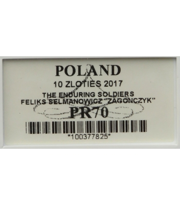 10 zł, Żołnierze Niezłomni - Feliks Salmanowicz "Zagończyk", GCN PR70
