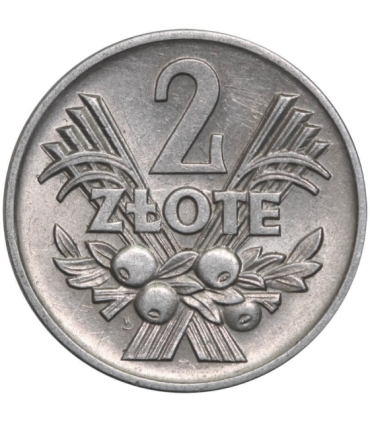 2 zł, Jagody, 1958, stan 1-, piękny połysk