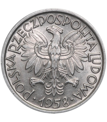 2 zł, Jagody, 1958, stan 1-, piękny połysk