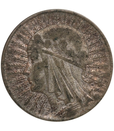 10 złotych, Głowa kobiety, 1932, stan 3