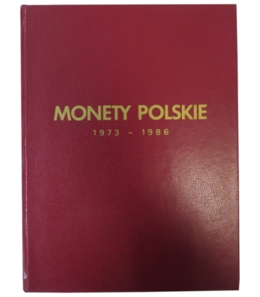 Album używany na monety obiegowe PRL z lat 1973-1986