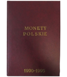 Album używany na monety obiegowe po denominacji z lat 1990-1995