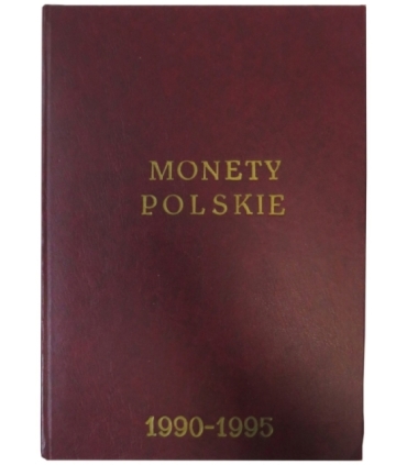 Album używany na monety obiegowe po denominacji z lat 1990-1995