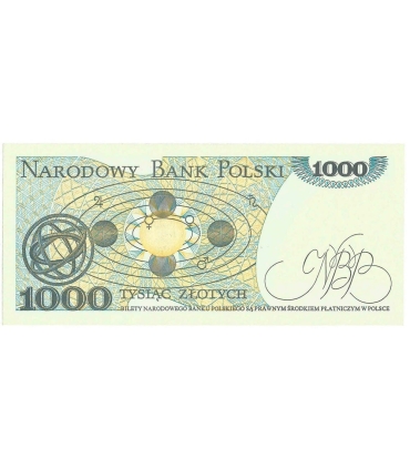 1000 zł, Mikołaj Kopernik, 1982, seria HW, stan 1/1-