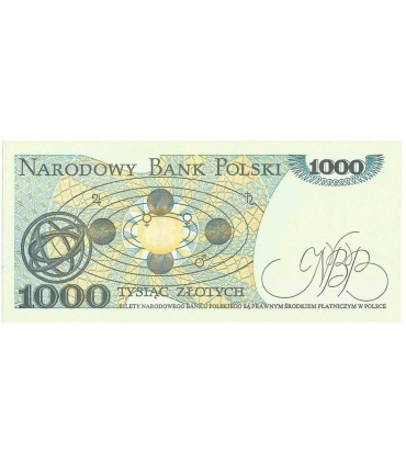 1000 zł, Mikołaj Kopernik, 1982, seria HW, stan 1/1-