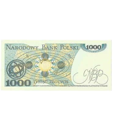 1000 zł, Mikołaj Kopernik, 1982, seria HW, stan 1/1-