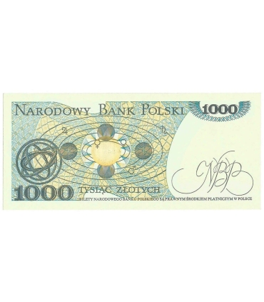1000 zł, Mikołaj Kopernik, 1982, seria HW, stan 1/1-