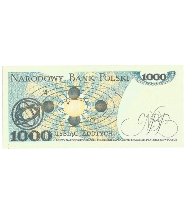 1000 zł, Mikołaj Kopernik, 1982, seria HR, stan 1/1-