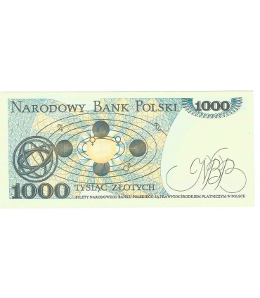 1000 zł, Mikołaj Kopernik, 1982, seria HR, stan 1/1-