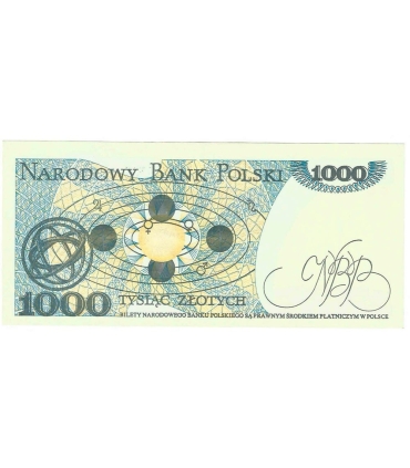 1000 zł, Mikołaj Kopernik, 1982, seria GG, stan 1/1-