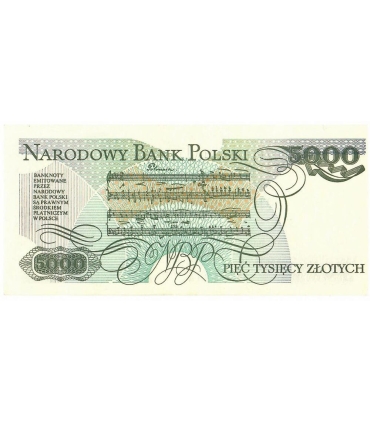 5000 zł 1982, seria DG, stan 1/1-