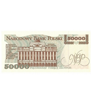 50000 zł Stanisław Staszic 1993, seria H, stan 1/1-