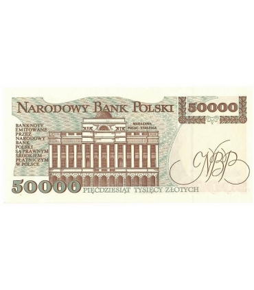 50000 zł Stanisław Staszic 1993, seria H, stan 1/1-