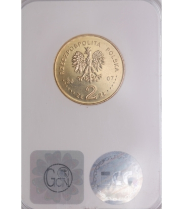 2 zł GN, Dzieje złotego Nike, 2007, GCN MS65