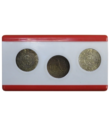3 x 100 zł Mieszko i Dąbrówka 1966, zestaw milenijny, PEWEX