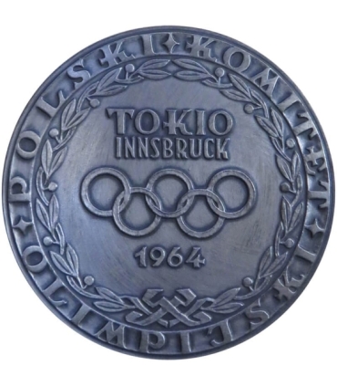 Medal Tokio Innsbruck 1964, Polski Komitet Olimpijski, Etui