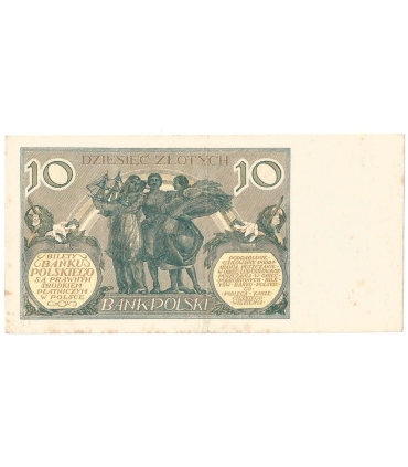 10 złotych 1929 r. Stan 3, Seria EI