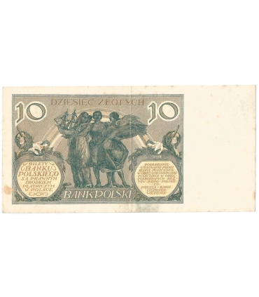 10 złotych 1929 r. Stan 3, Seria EI
