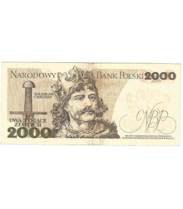 2000 zł Mieszko i Chrobry, 1977, seria A, stan 3