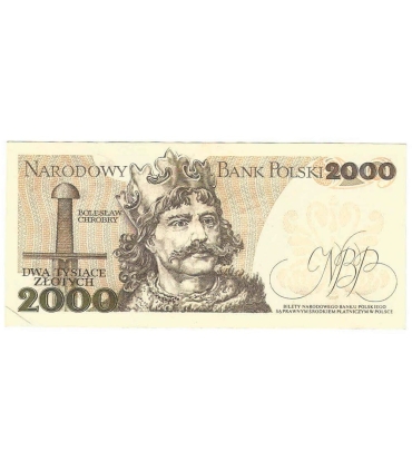 2000 zł Mieszko i Chrobry, 1977, seria A, stan 3+