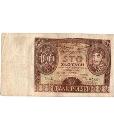 Lot: 8 x 100 zł 1932/1934, stany 3/3+