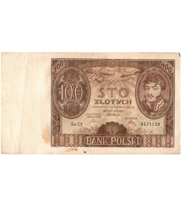 Lot: 8 x 100 zł 1932/1934, stany 3/3+