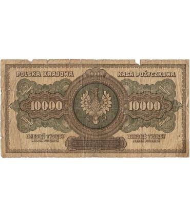 10.000 marek polskich 1922, seria C, stan 5+