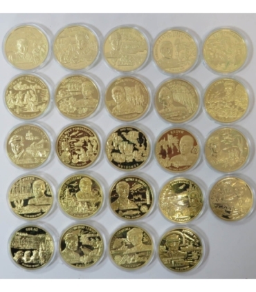 Medale Polacy na frontach II wojny światowej, 24 sztuki, certyfikaty, kaseta