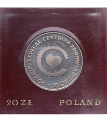 20 złotych, 1979 Pomnik Polskiego Centrum Zdrowia Dziecka