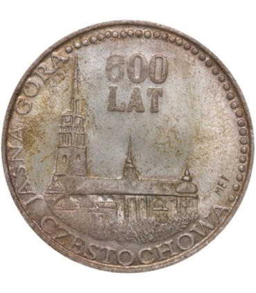 Medal Jan Paweł II - 600 lat Jasnej Góry, srebro Ag900