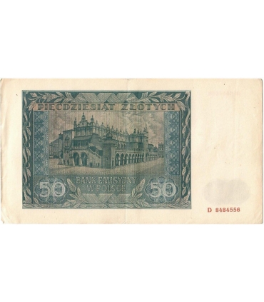 Banknot 100 złotych 1941 stan 3-, Ser. D