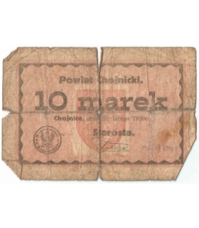 Powiat Chojnicki, Chojnice, 10 marek 1920, stan 5-