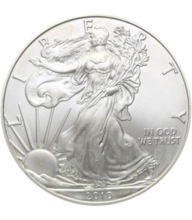 USA 1 dolar, 2010 Amerykański Orzeł, 1 Oz, certyfikat